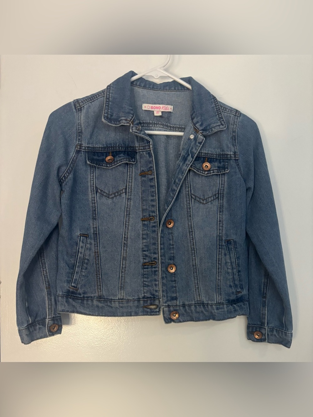 Ci Sono Girls Blue Denim Jacket